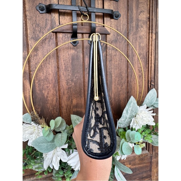 Vintage Dior Navy Blue Monogram Clutch - Picture 4 of 16